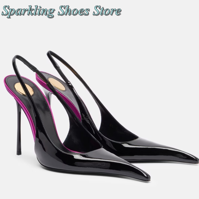 New Black Patent High Heels Pa - Kids Shoes Women avaliação e preço