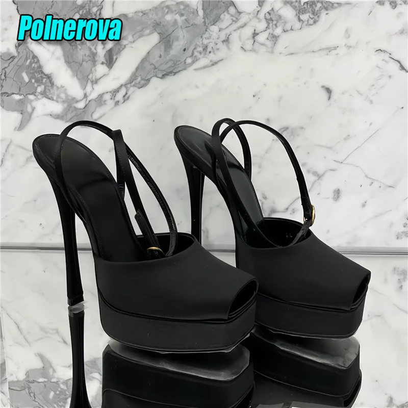 Sexy Peep Toe Satin Women Sand - Women'S Shoes Peep Toe avaliação e preço
