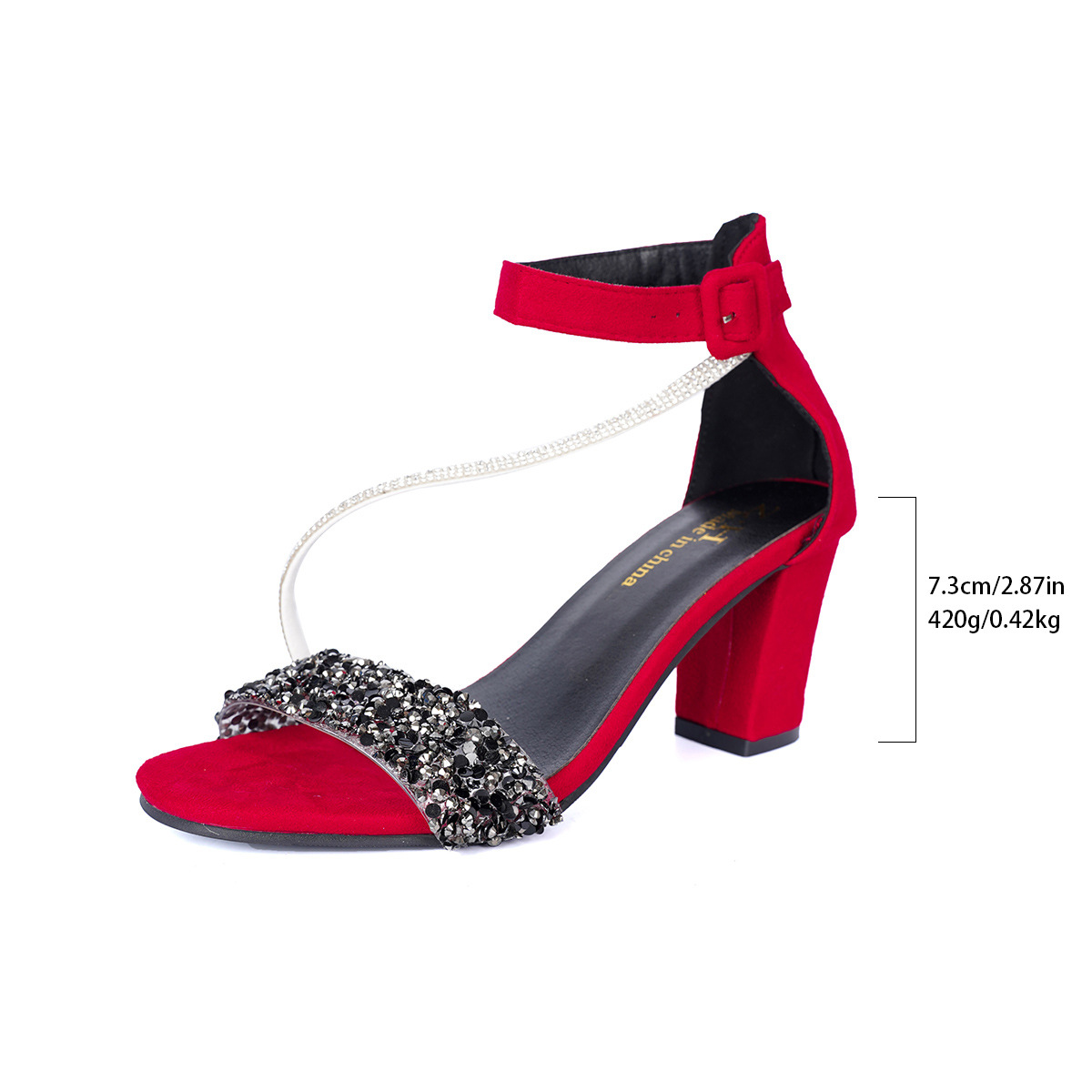 Women's  Summer Fashion Sandal - Square Toe Mule avaliação e preço