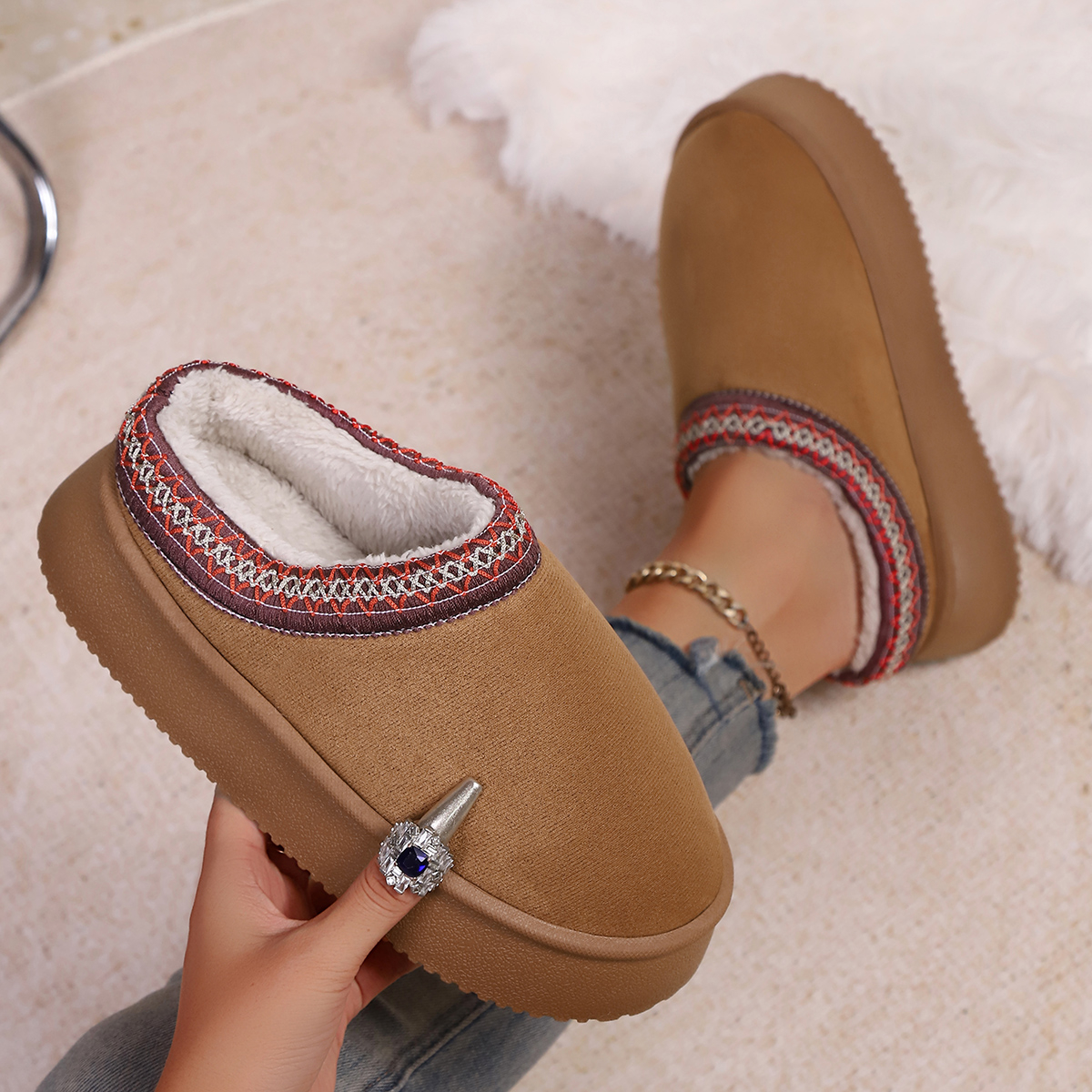 Women Fur Slippers 2025 New Tr - Women'S Shoes Trending 2025 avaliação e preço