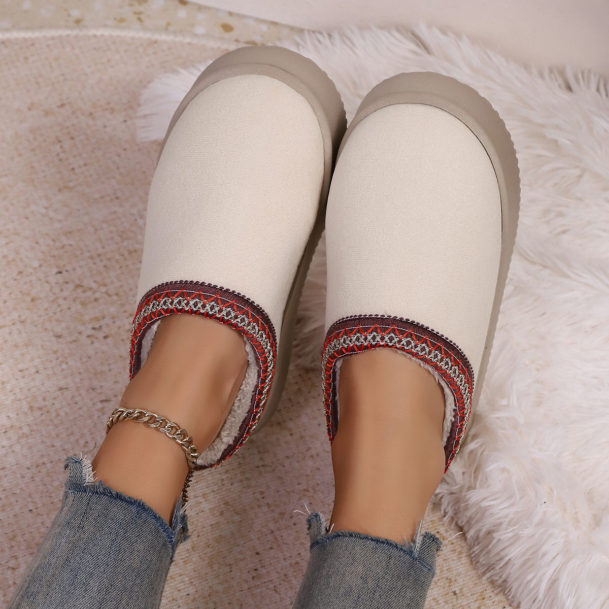 Women Fur Slippers 2025 New Tr - Women'S Shoes Trending 2025 avaliação e preço