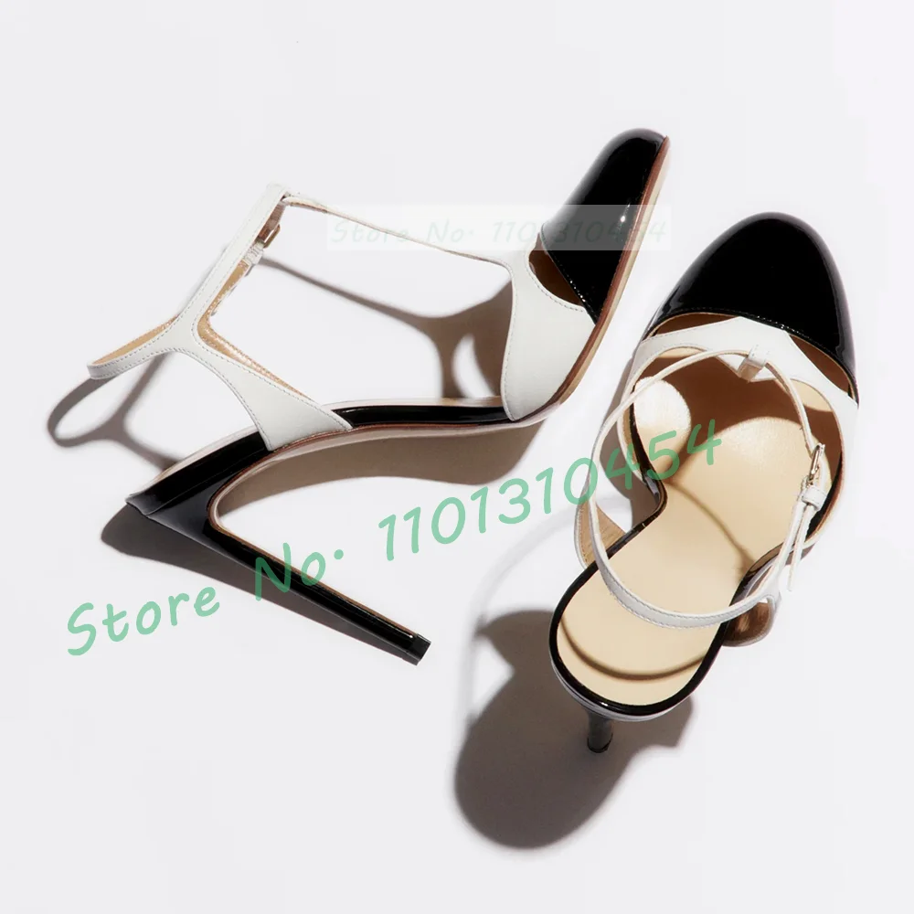 Two Tones T-bar Sandals For Wo - Women'S Shoes For Work avaliação e preço
