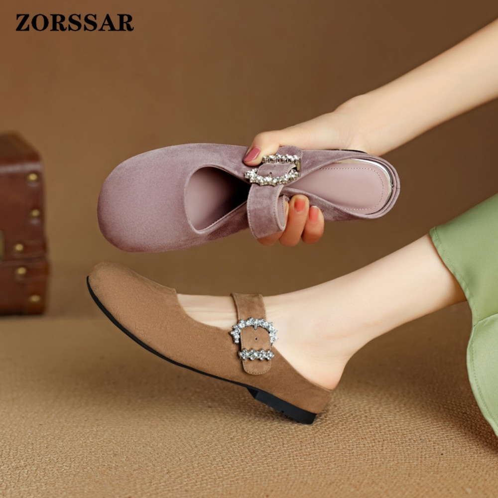 Women's Suede Flat Mary Jane M - Kids Shoes Women avaliação e preço