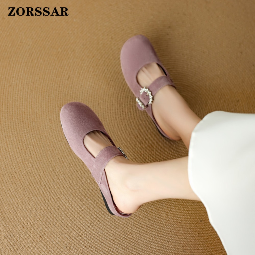 Women's Suede Flat Mary Jane M - Kids Shoes Women avaliação e preço