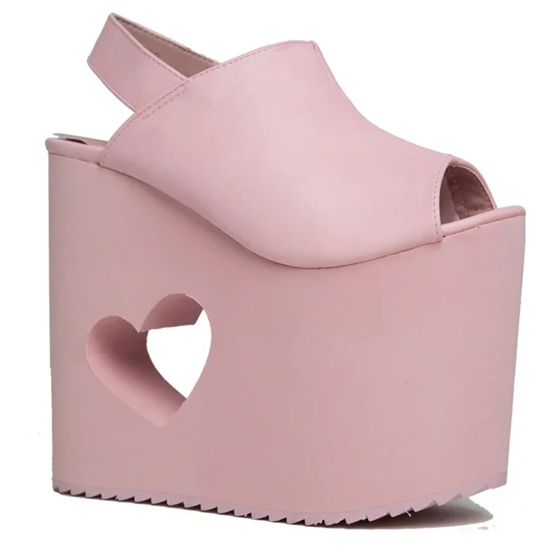 Platform Back Strap High Heel  - Kids Shoes Women avaliação e preço