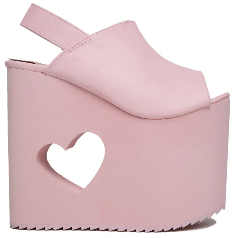 Platform Back Strap High Heel  - Kids Shoes Women avaliação e preço