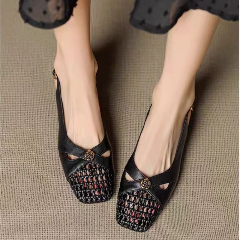 Women's French-style closed-to - Square Toe Mule avaliação e preço
