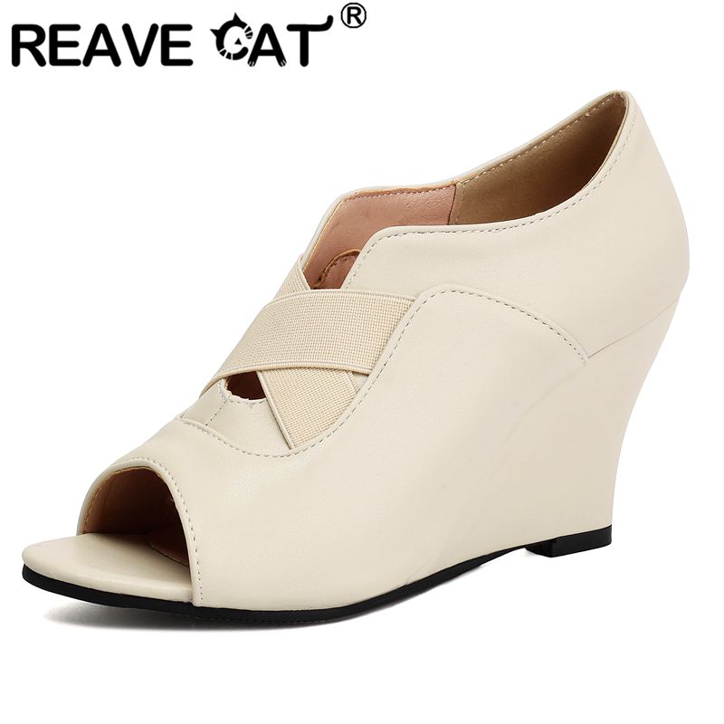 REAVE CAT Black Women Sandals  - Women'S Shoes Extended Sizes avaliação e preço