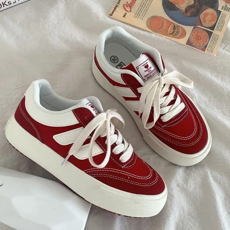 2024 New Red Women Vulcanize S - Women Shoes Vans avaliação e preço