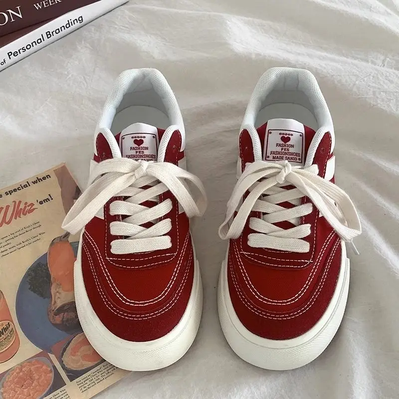 2024 New Red Women Vulcanize S - Women Shoes Vans avaliação e preço