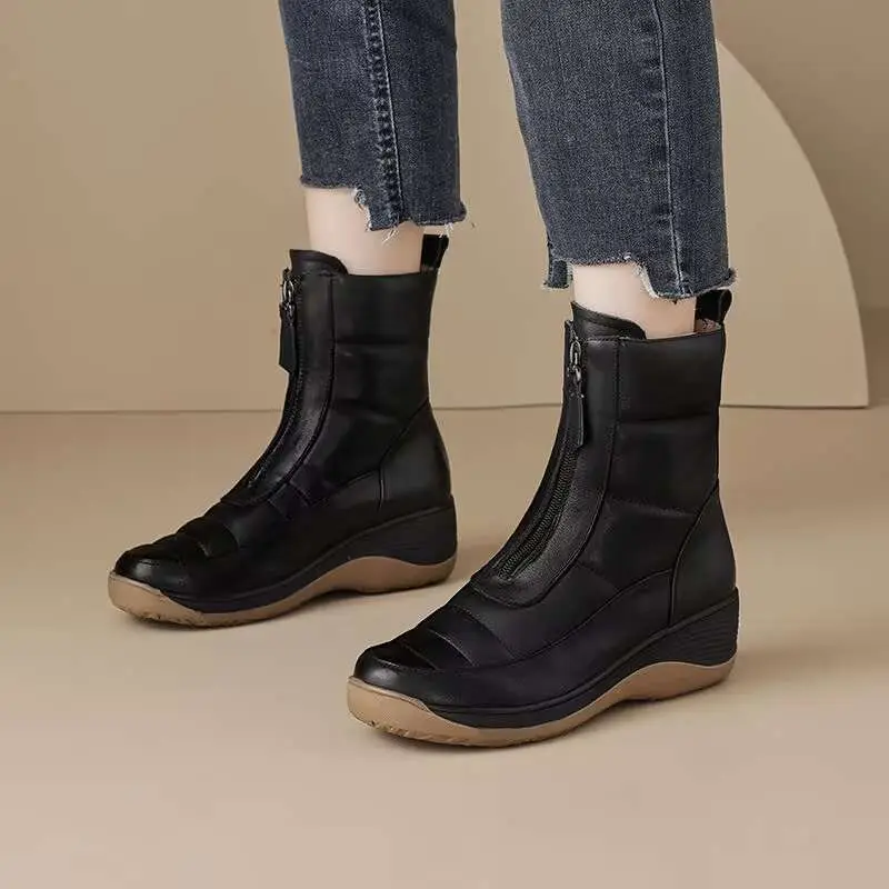 Booties Round Toe Waterproof W - Women'S Shoes Trending 2025 avaliação e preço