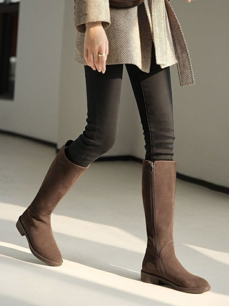 New in Zipper Warm Suede Ladie - Women'S Shoes Trending 2025 avaliação e preço