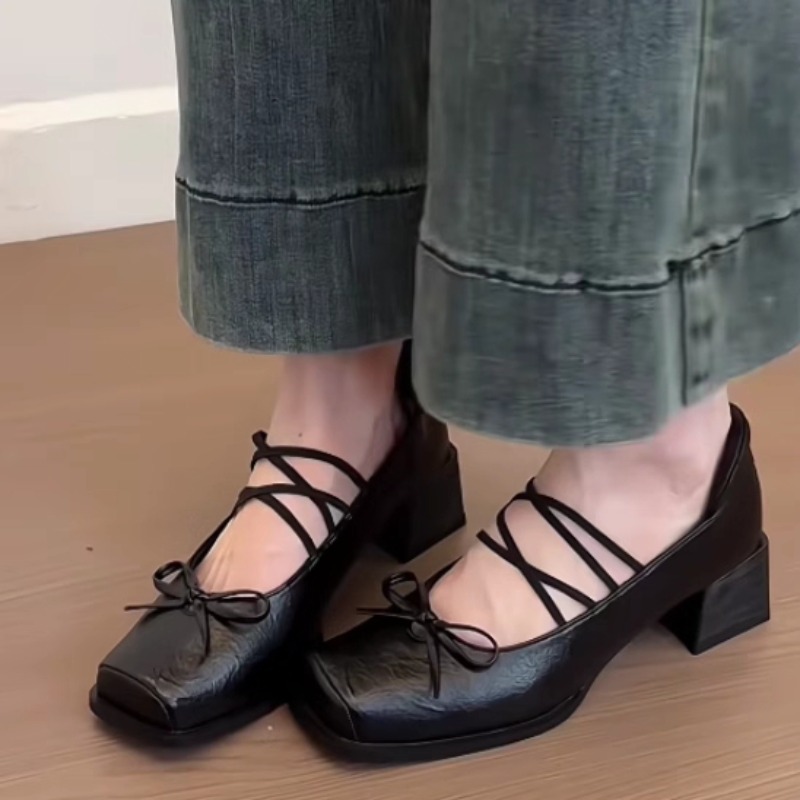 Single Shoes Fashion New Squar - Women'S Shoes In Size 12 avaliação e preço