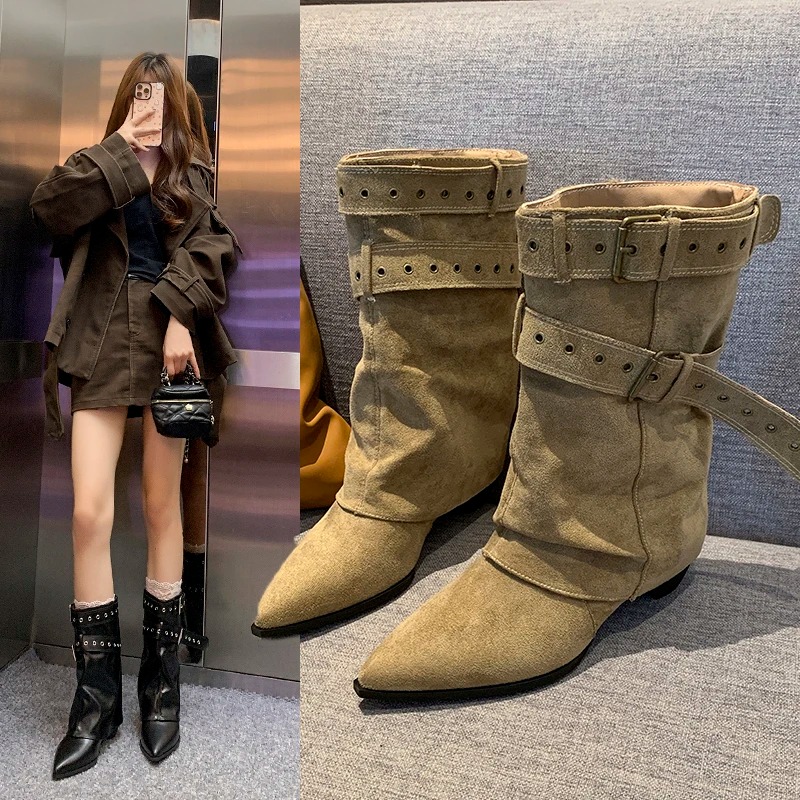 2025 Pointed Toe Women's Winte - Women'S Shoes Trending 2025 avaliação e preço