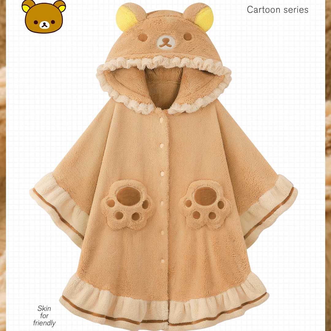 Rilakkuma Hooded Poncho Robe F - Women Shoes Xxl avaliação e preço