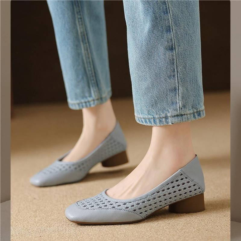 2026 New Fashion Women's Summe - Square Toe Mule avaliação e preço