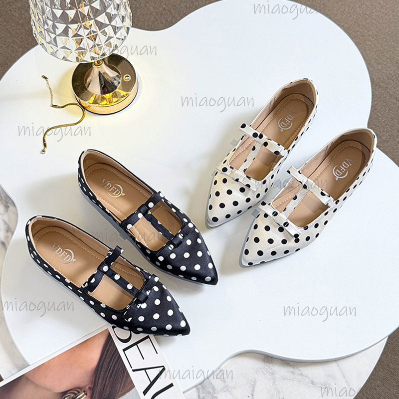 Fashion Polka Dot Flats Footwe - Women'S Shoes For Work avaliação e preço