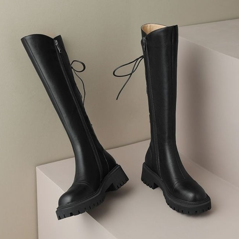 Brown Leather Platform Women's - Women'S Shoes Trending 2025 avaliação e preço