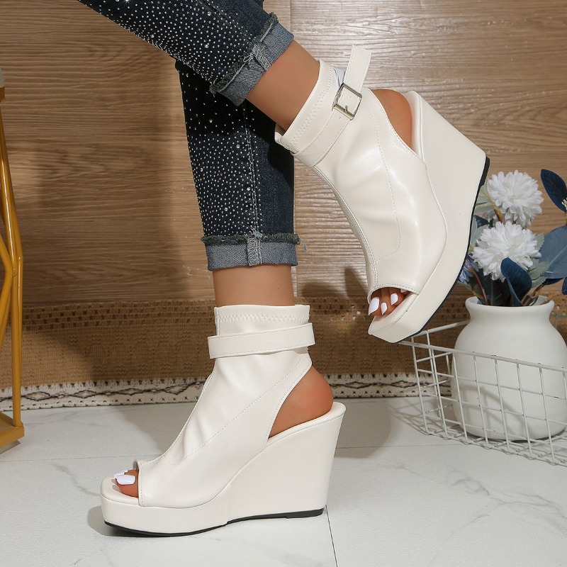 Square Toe Open Toe Platform W - Women'S Shoes Plus Size avaliação e preço
