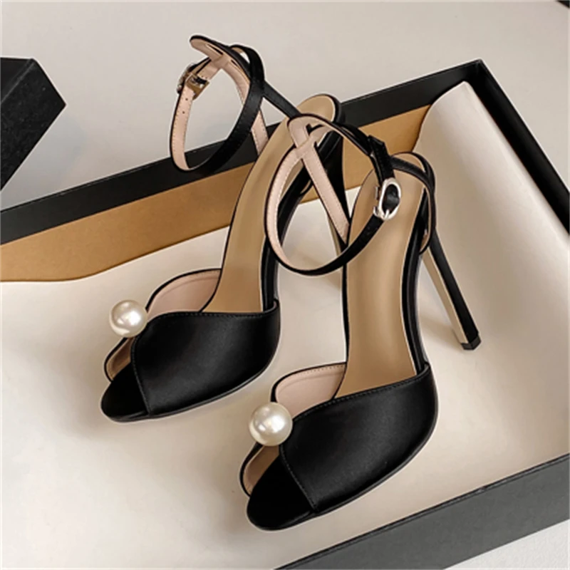 Eilyken Sexy String Bead Open  - Women'S Shoes Peep Toe avaliação e preço