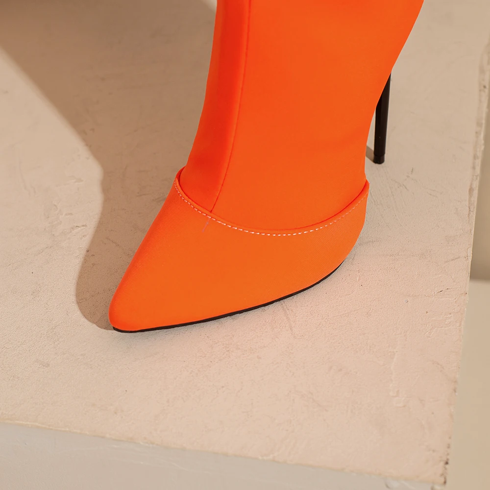 New Winter Glamour Orange Yell - Women'S Shoes In Size 12 avaliação e preço