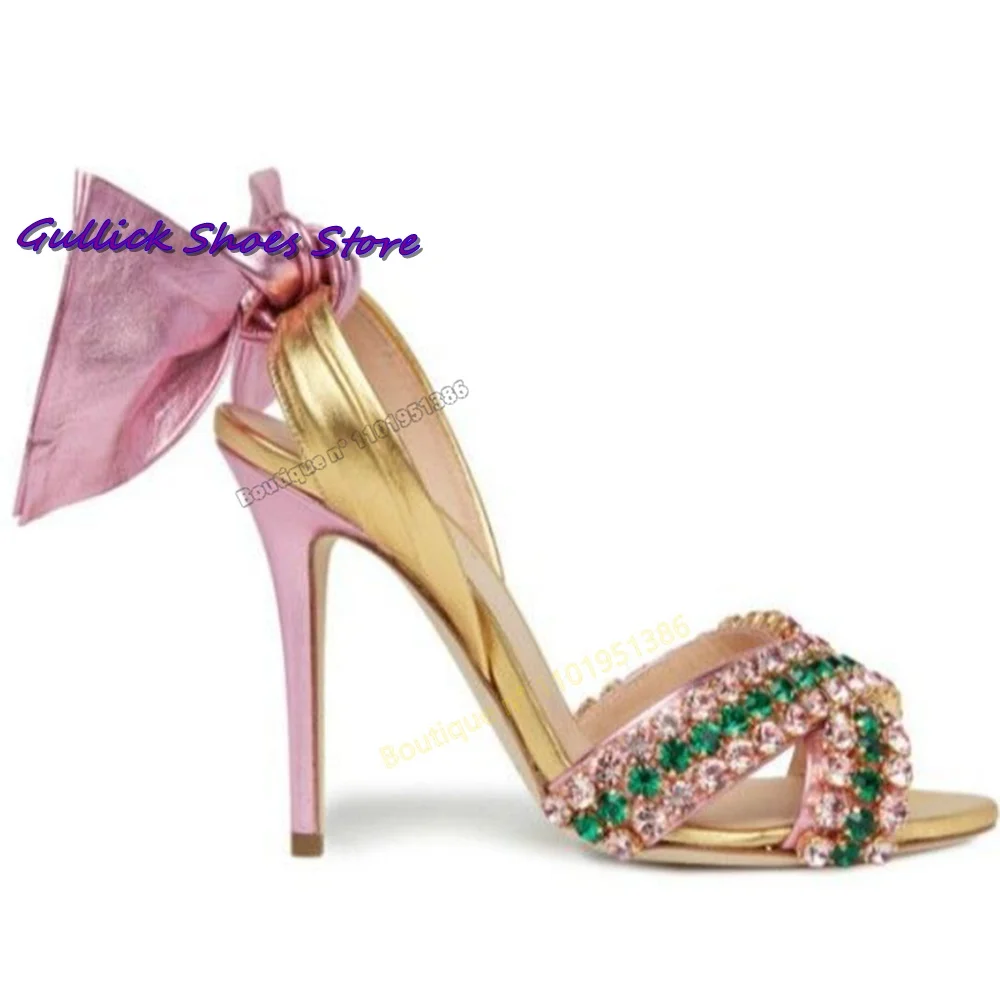 Chic Bowknot Shiny Rhinestones - Kids Shoes Women avaliação e preço
