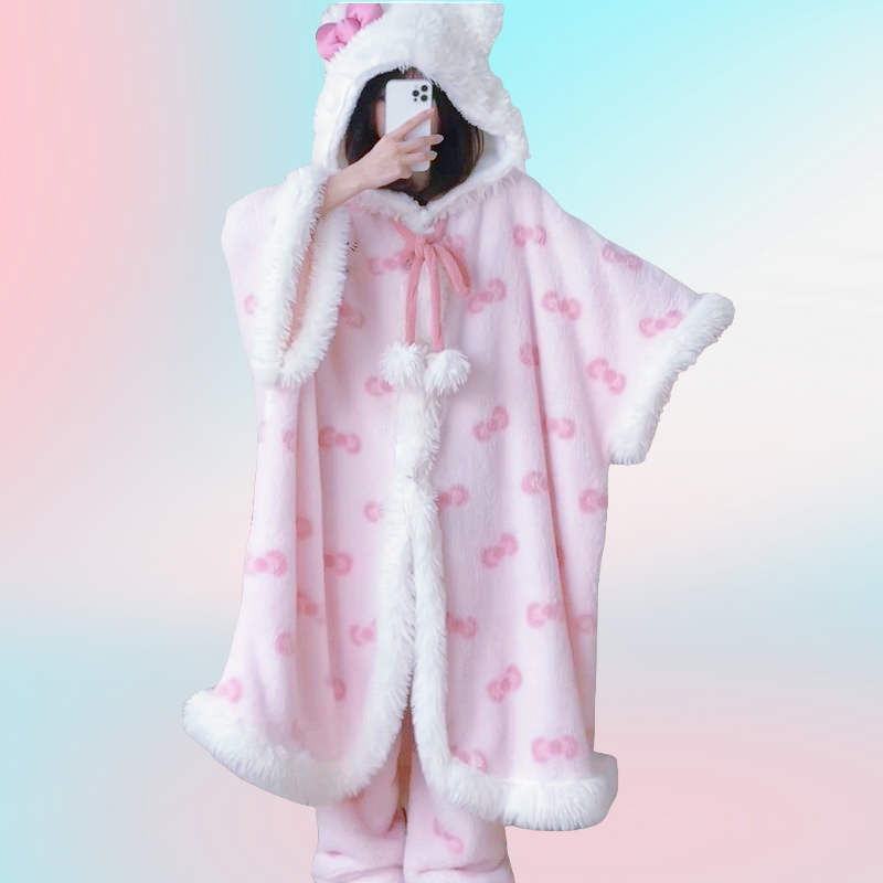 Plush Robes Girls Cute Sanrio  - Women Shoes Xxl avaliação e preço