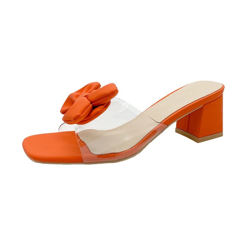 Heeled Women Slippers Bow High - Women'S Shoes Trending 2025 avaliação e preço