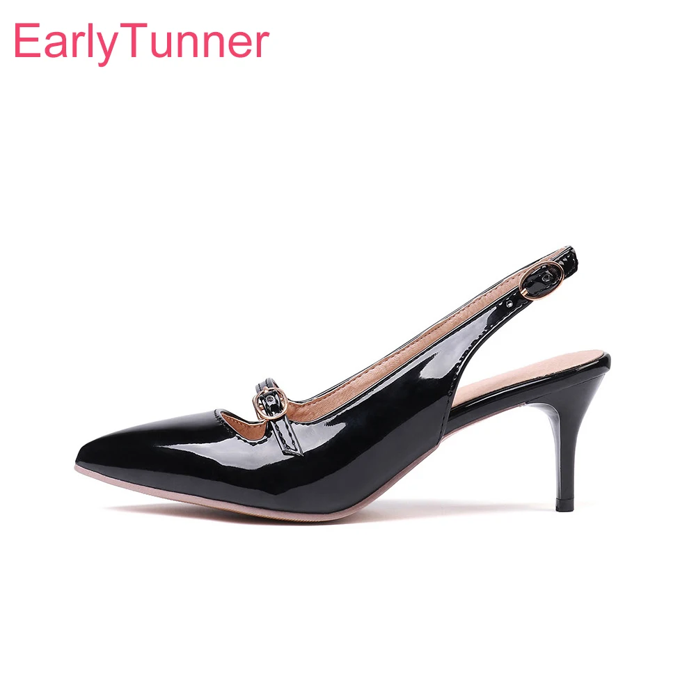 Brand New Summer Fashion Black - Women'S Shoes Plus Size avaliação e preço