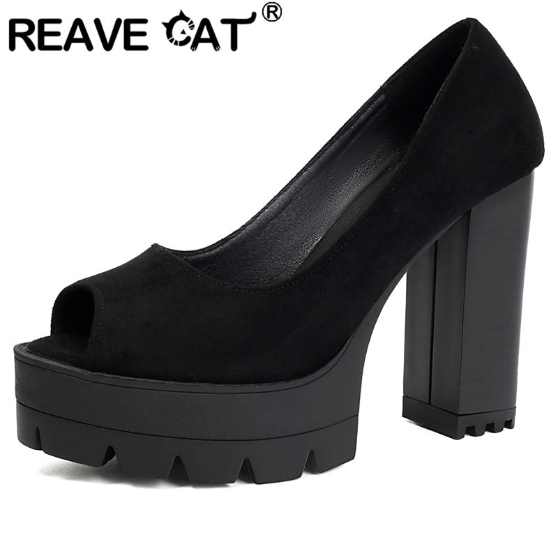 REAVE CAT Black Sexy Female Sa - Women'S Shoes Extended Sizes avaliação e preço