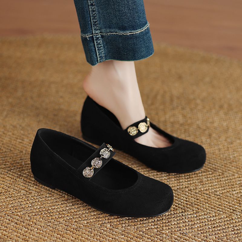 SIMLOVEYO Pink Women Flats Rou - Women'S Shoes Extended Sizes avaliação e preço