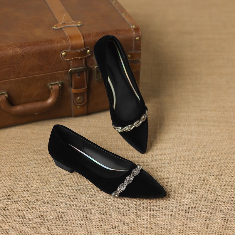 Girseaby Retro Flock Suede Wom - Women'S Shoes Extended Sizes avaliação e preço
