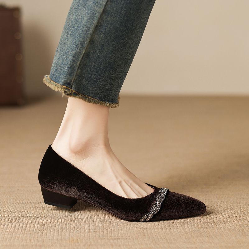 Girseaby Retro Flock Suede Wom - Women'S Shoes Extended Sizes avaliação e preço