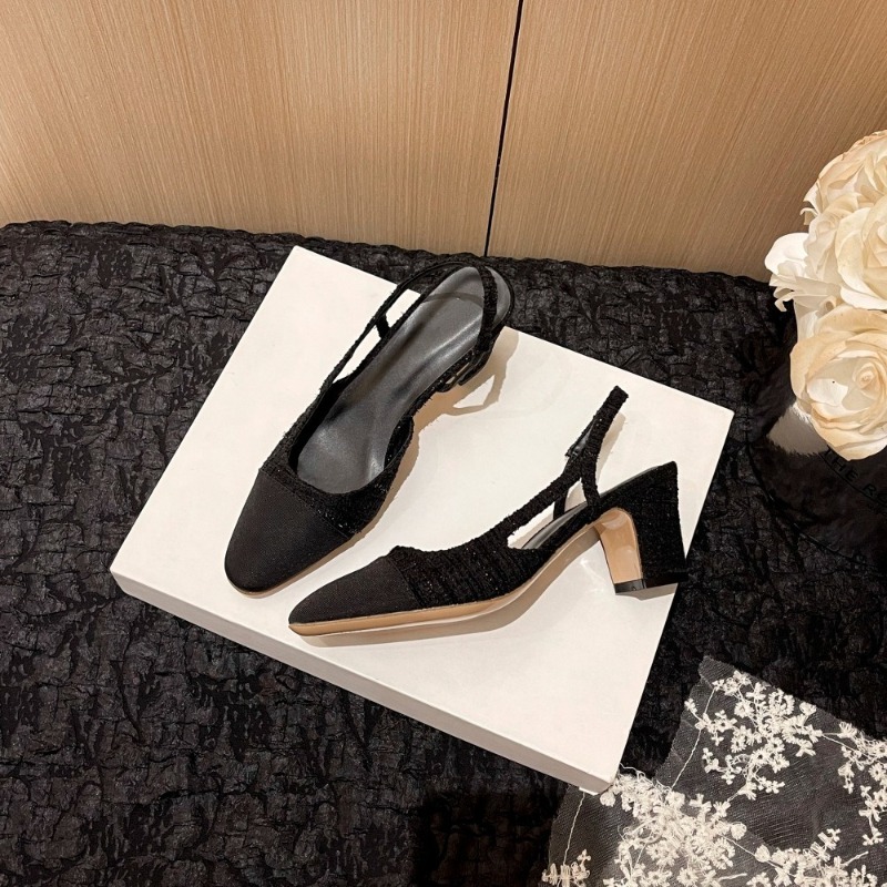 New Women Shoes Elegant French - Square Toe Mule avaliação e preço