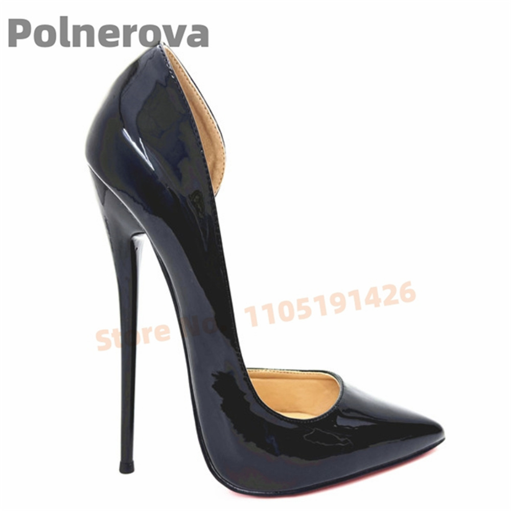 Black Side Empty Thin High Hee - Women'S Shoes In Size 12 avaliação e preço