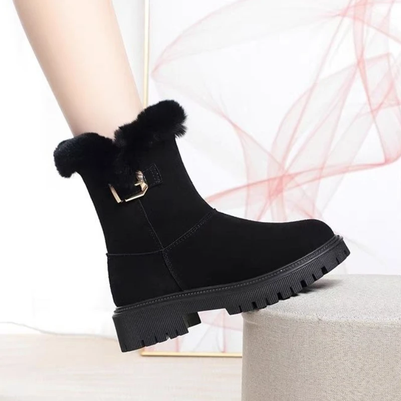 Solid Color Ladies Shoes Suede - Women'S Shoes Trending 2025 avaliação e preço