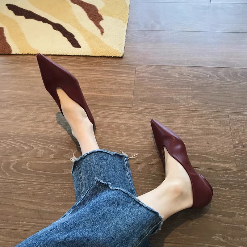Trend Women Shoes Flats Sandal - Square Toe Mule avaliação e preço