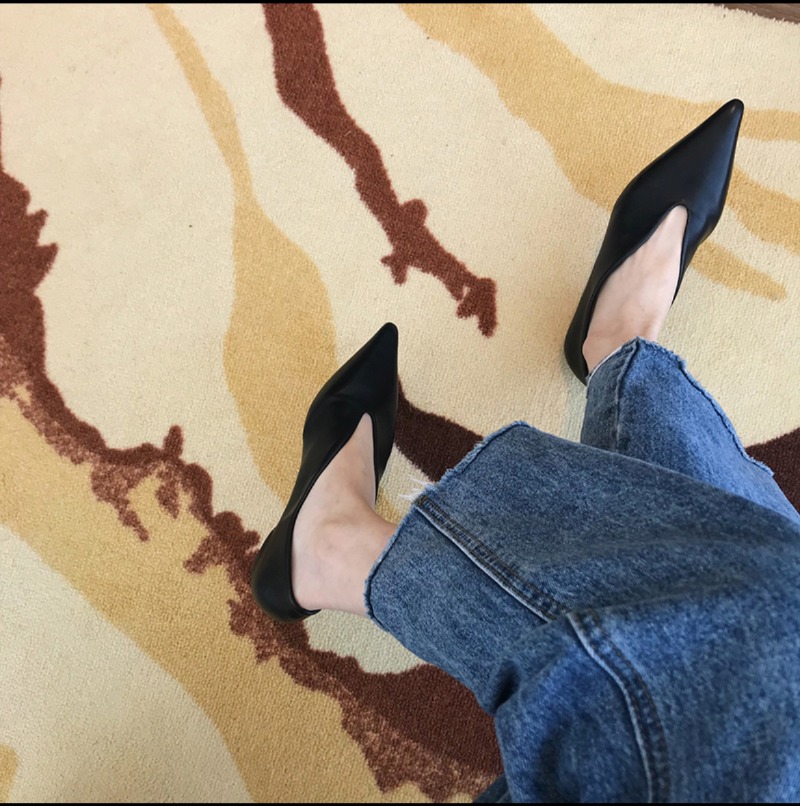 Trend Women Shoes Flats Sandal - Square Toe Mule avaliação e preço
